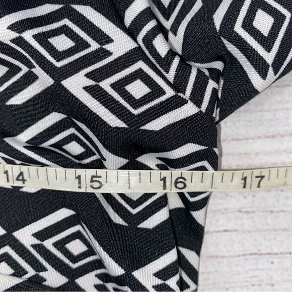 AB Studio pattern print midi dress women size Medium - Picture 5 of 10